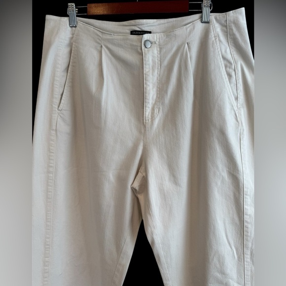 Eileen Fisher Organic Cotton Crop Lantern Pants Size 16 - Picture 2 of 7
